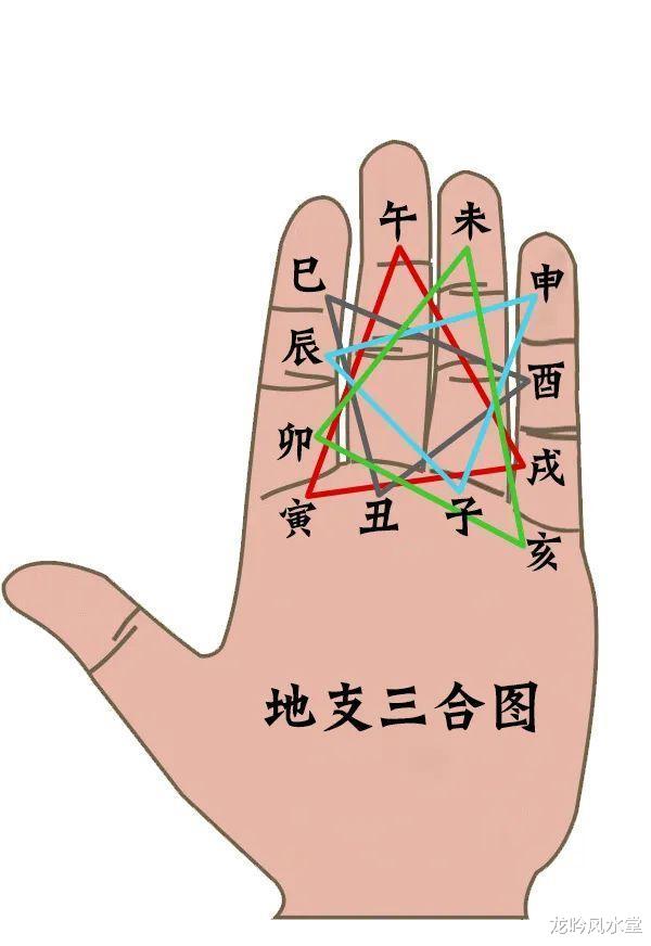 龙吟风水堂 初学易时常用的六种地支掌诀