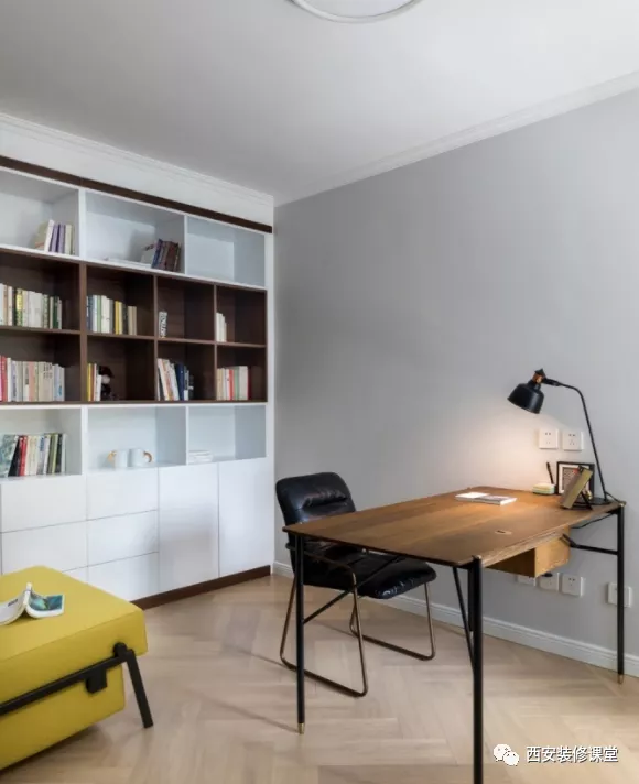 85㎡两室一厅,一间卧室,一间办公,单身美女的幸福新家落成