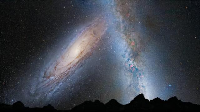 银河系|银河系和仙女座星系的碰撞已经开始？太阳系未来的命运会如何？