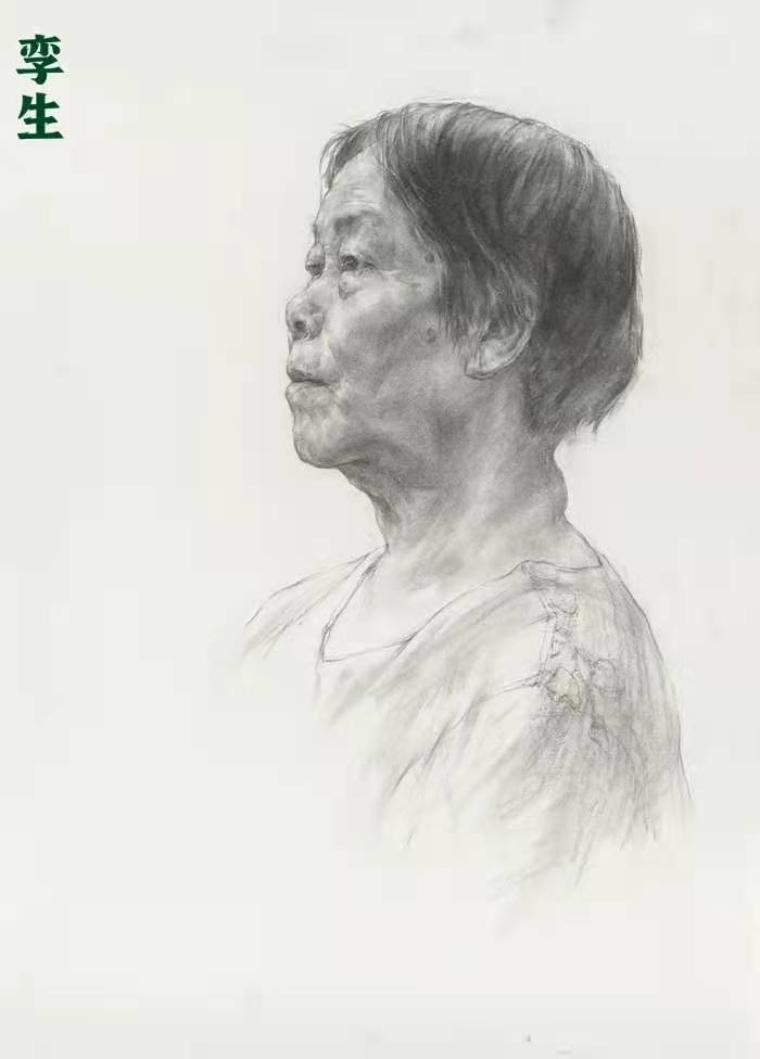 美术生女儿和电商老爸|孪生画室 8月头像写生优秀作品