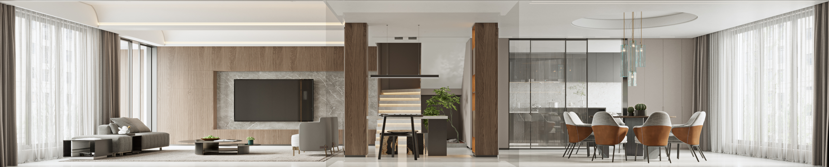 320平米双生楼层的不同面,我要稳稳的幸福~| 品清案例赏析