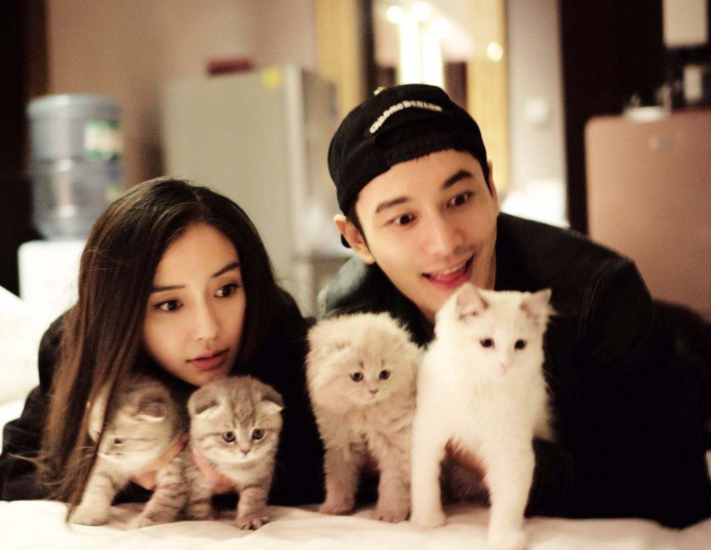 Angelababy|黄晓明直言，angelababy可以和任何男演员拍吻戏，只有他不可以