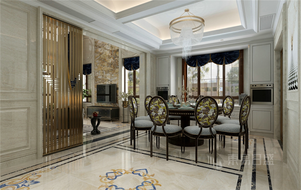 西山林语480平美式别墅大宅,典雅有格调的品位生活