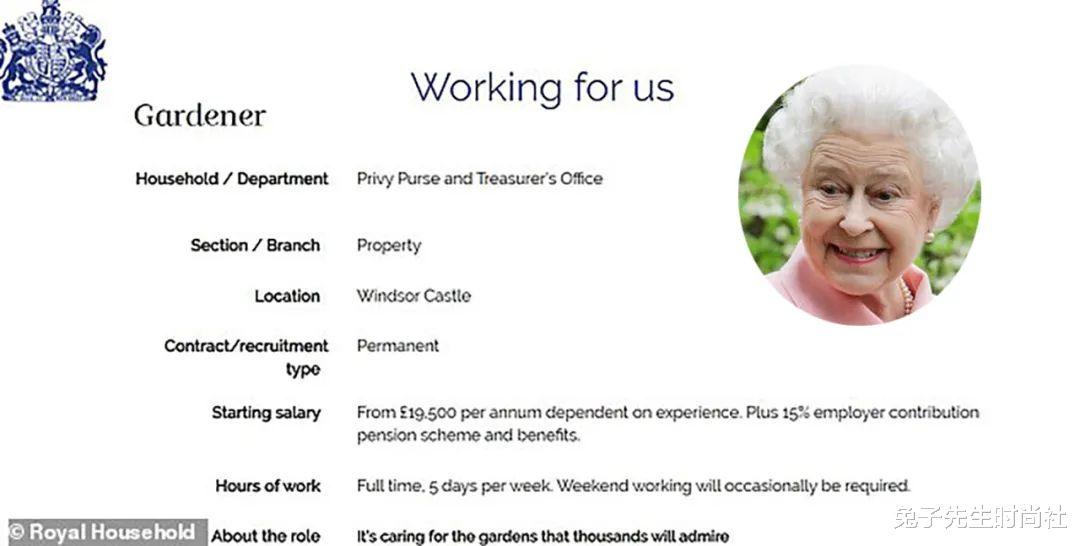 特斯拉|?英女王为温莎城堡招园丁，年薪竟不到两万，被媒体指“太抠门”