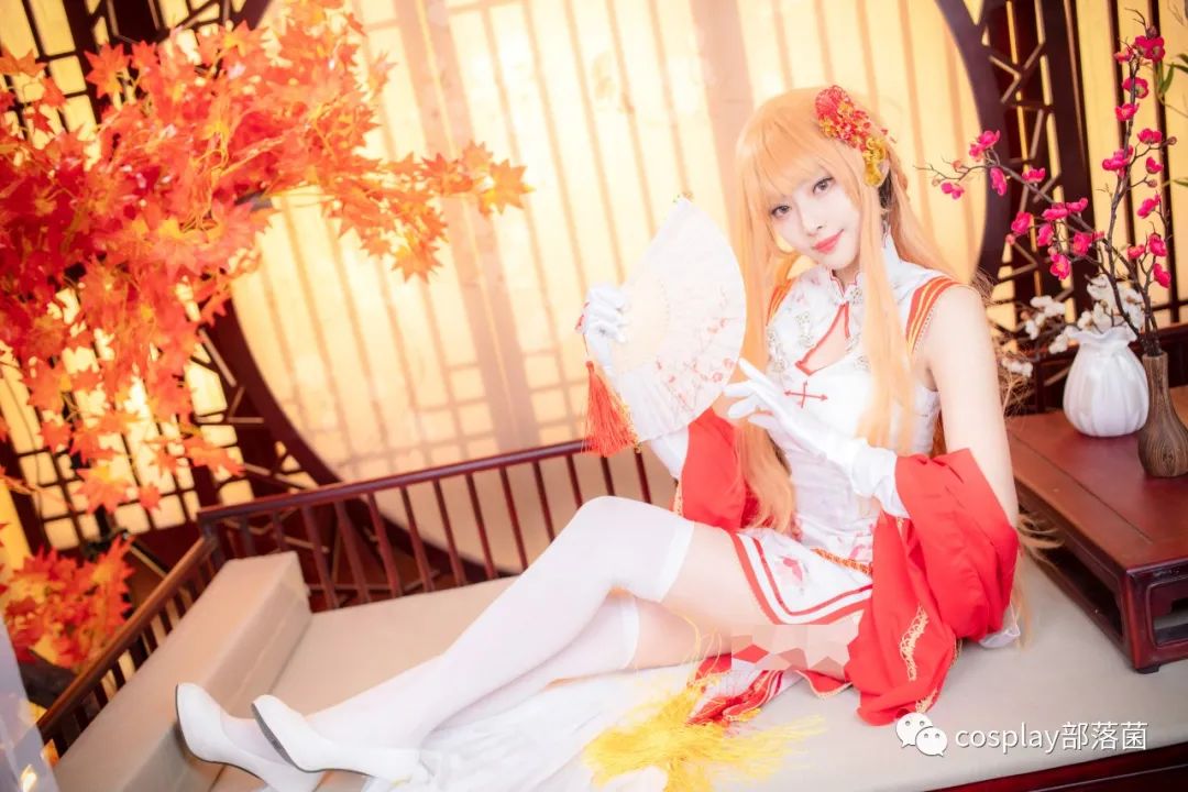 结城明日奈|cos:刀剑神域亚丝娜cos正片@米粒