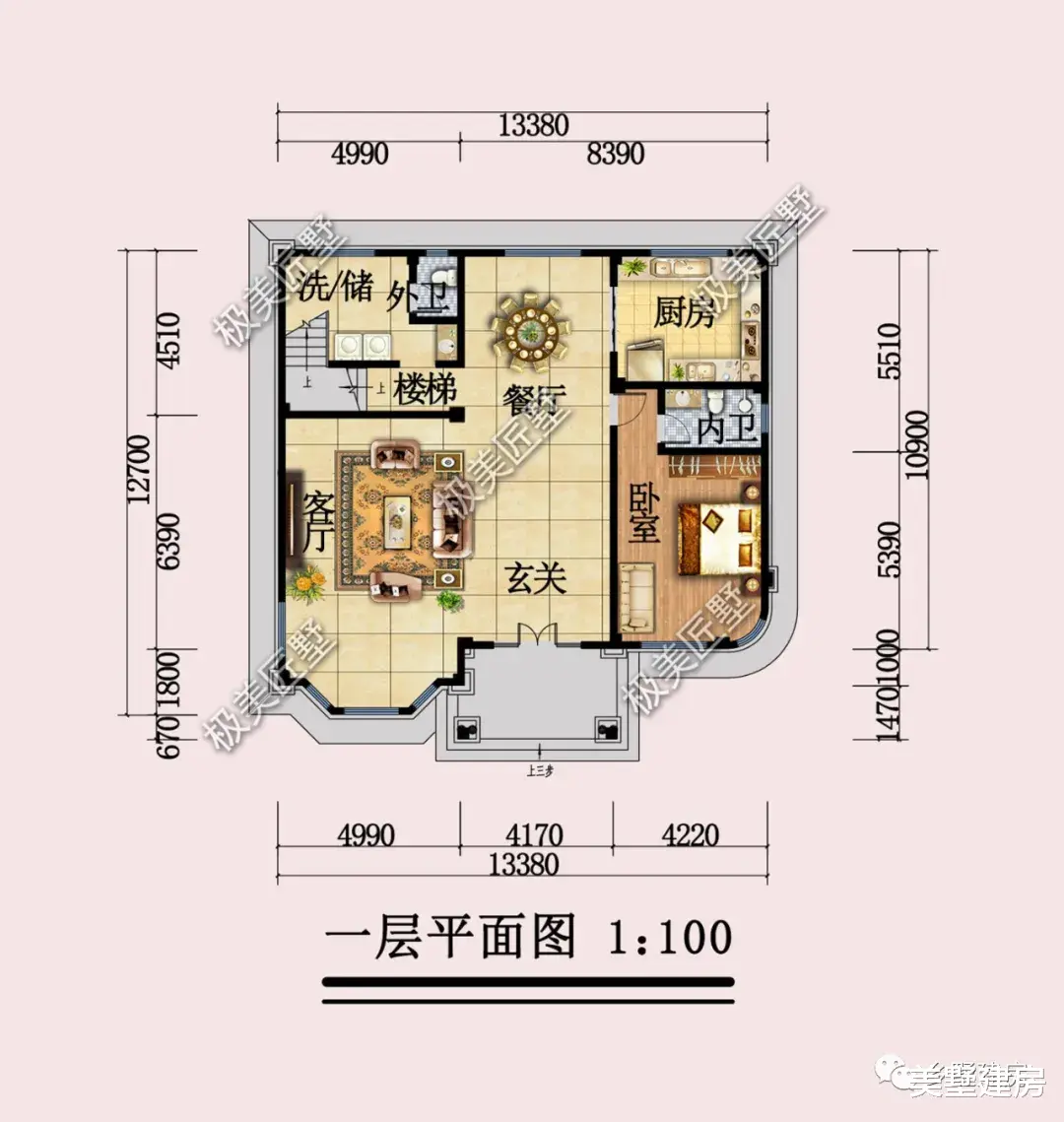 别墅|家里人口多只有一块宅基地怎么办？四层大别墅来帮忙，喜欢别错过