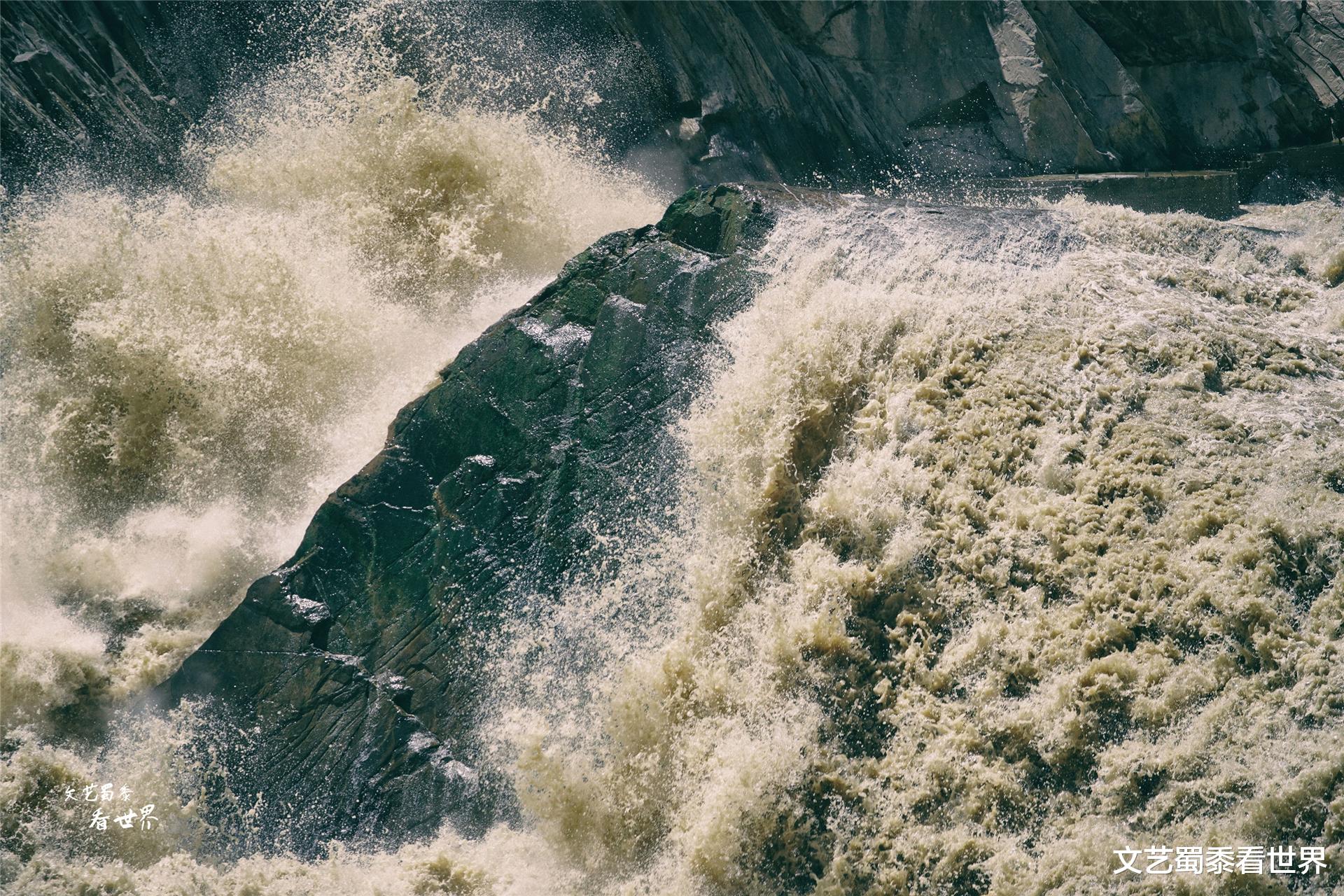 九華山 虎跳峽終于重新開放了，它最兇險(xiǎn)的時(shí)候到了，它狂暴起來勢(shì)不可擋