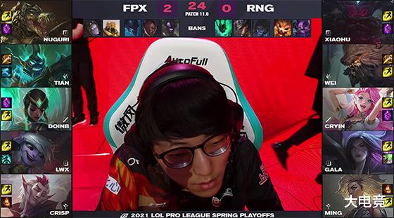 fpx战队|LOL：RNG如此不堪一击，FPX 3: 0轻松获胜晋级下一轮
