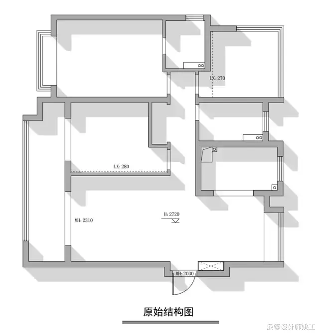 深零设计师姚工|110㎡精装房不直接入住，90天重装后，造型电视墙收纳足整屋洋气