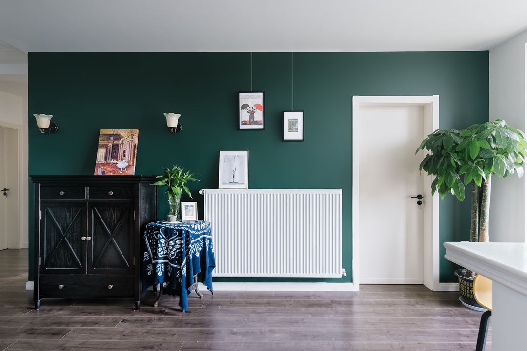 |用色彩打造的复古美宅，让人耳目一新，非常适合新婚小夫妻