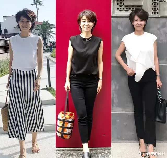 叶小柒穿搭日志|40、50岁的女人，学会这5个简单穿衣原则，优雅减龄又显高级