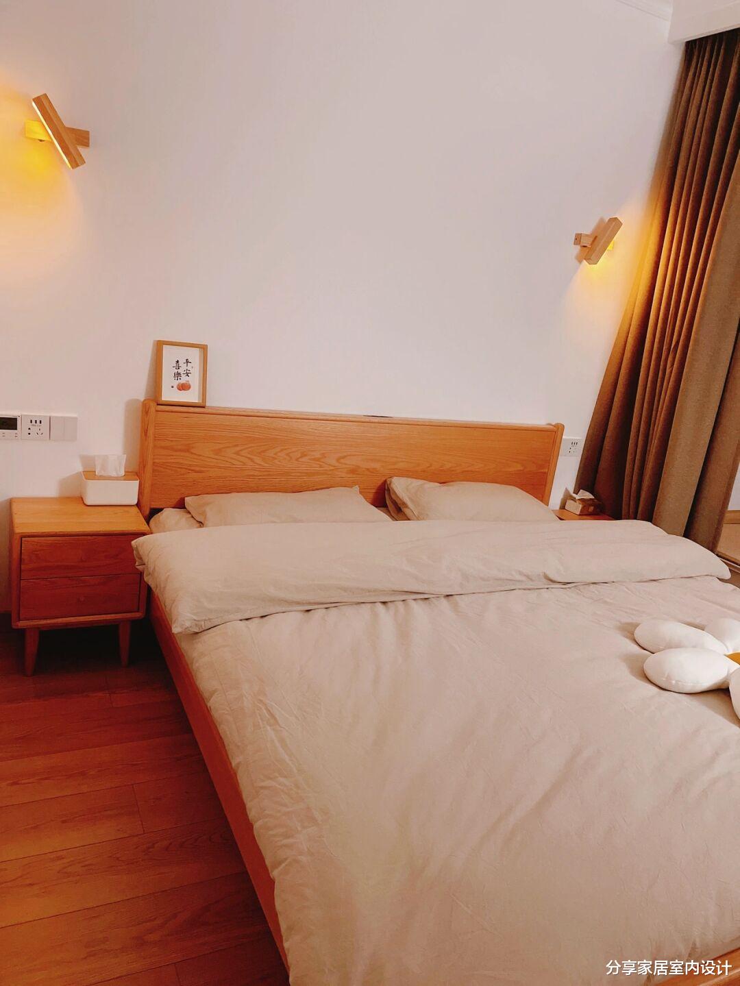 套内62平小三房,装修极简原木风,全屋温馨又自然,生活太幸福了