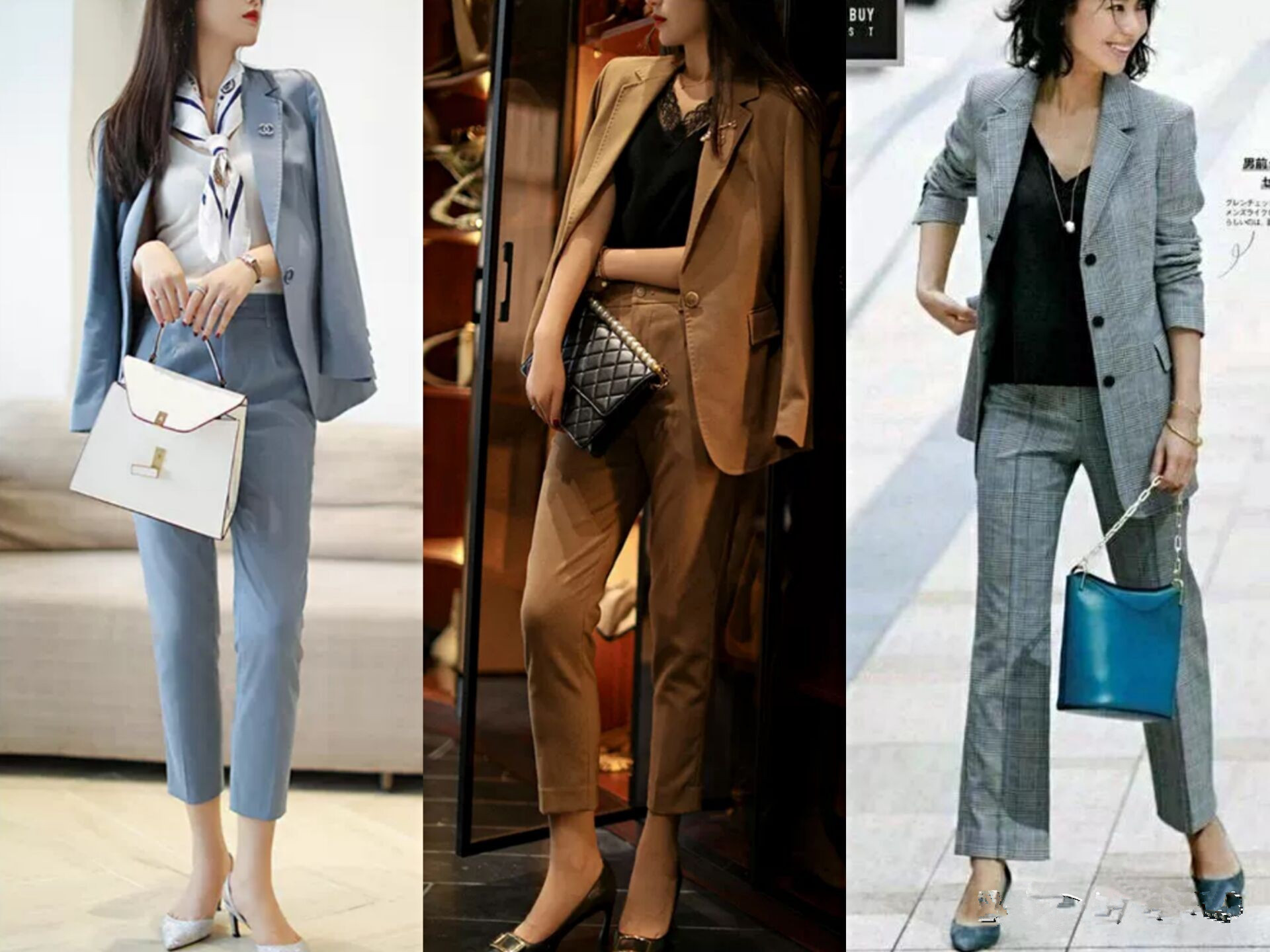 穿衣搭配|有品位的女人:上班少穿卫衣+打底裤!学美女这样穿:高级有韵味