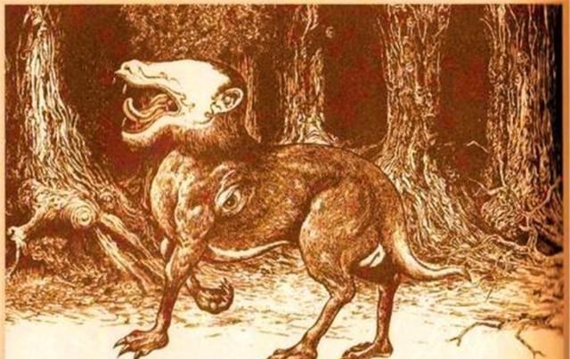 三星堆发现“狍鸮”图案，羊身虎牙大嘴巴，猜测：可能是巨鬣狗