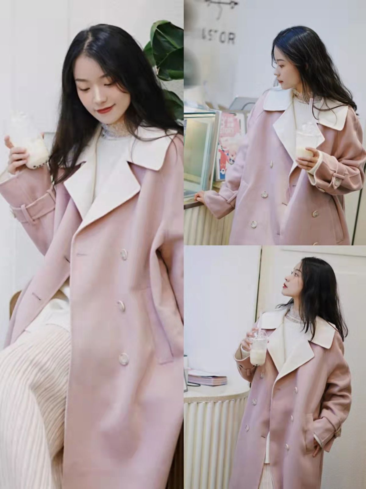 江南小蚂蚁 粉色穿搭就“装嫩”?粉色也能穿出成熟高级感,“减龄”还显气质