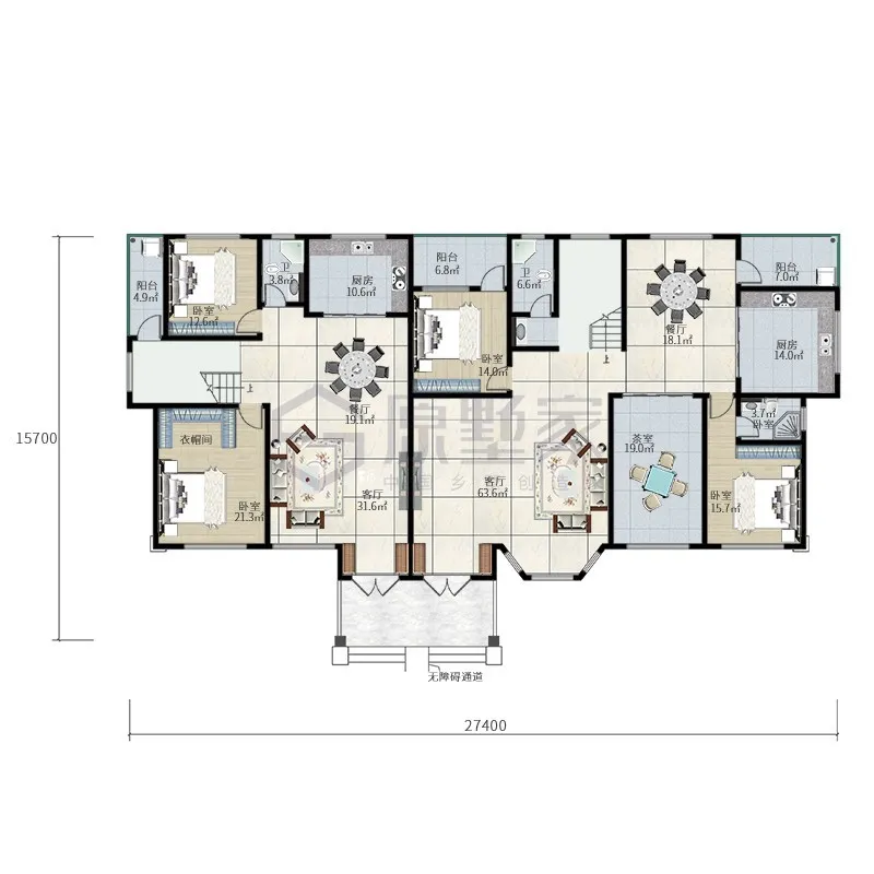 这三款欧式大开间，随便一款都能吸引全村人的目光