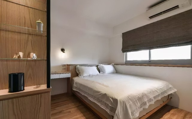 卧室装修别再整床头柜了,不如花心思做个好用的床头板,增加收纳