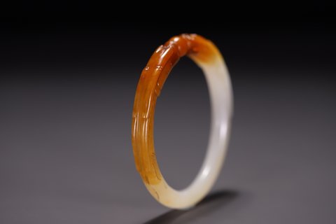 和田玉籽料|和田玉籽料 双龙头手镯