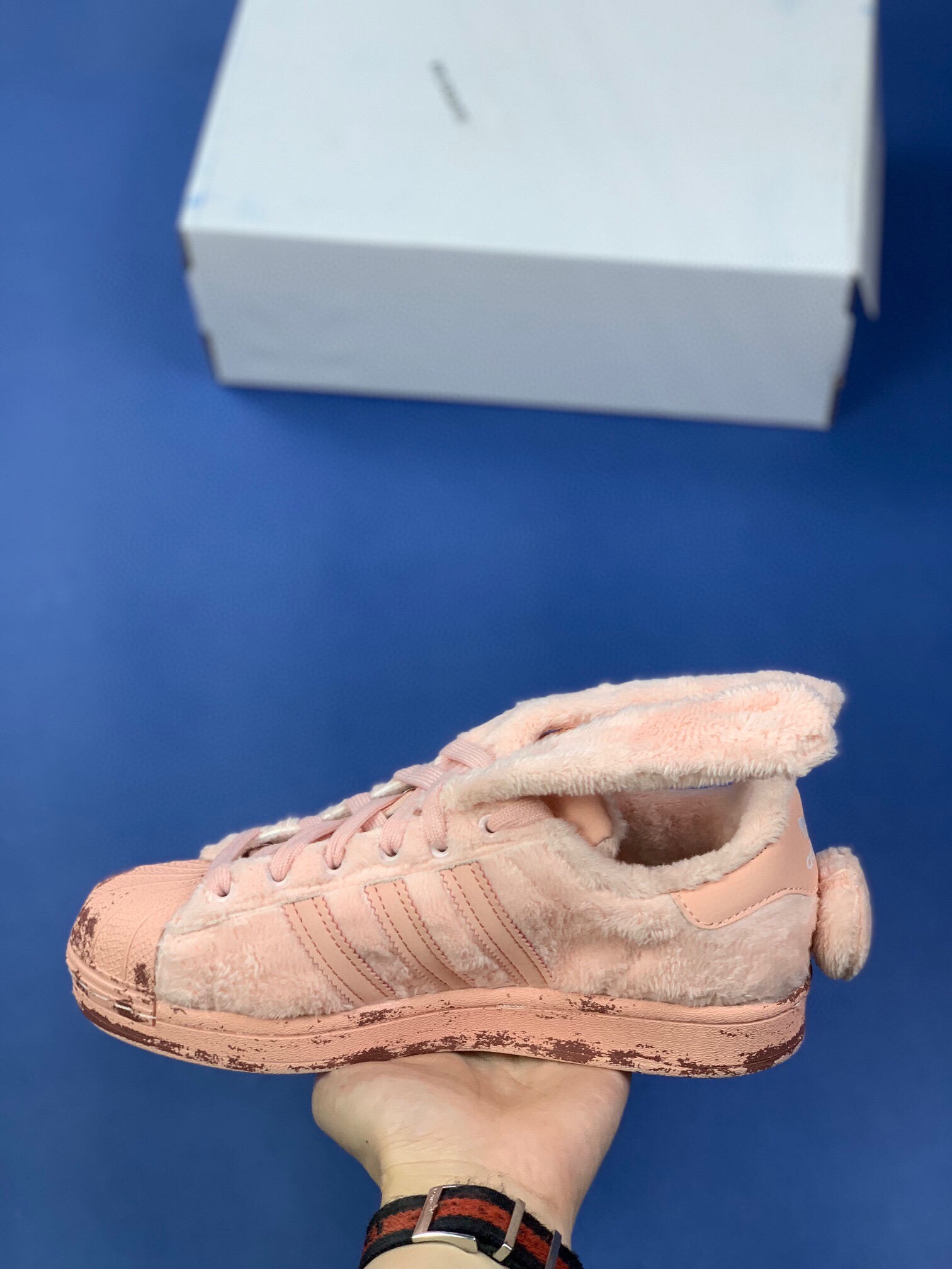 莆田鞋匠|Adidas originals Superstar Karoro 粉兔子