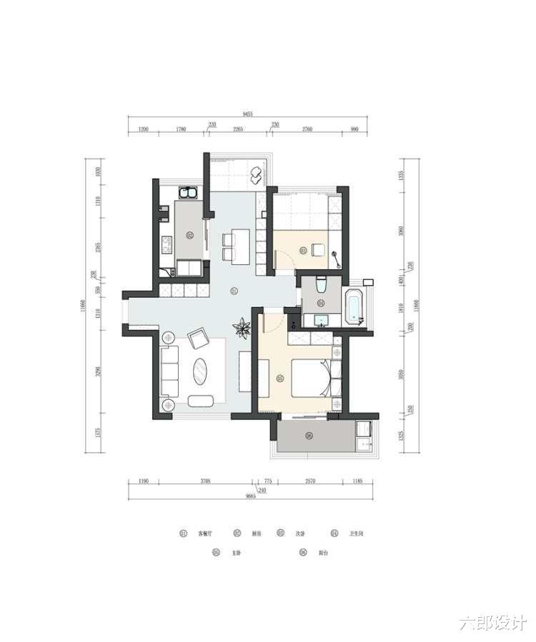 设计师|89㎡日式两居装出120㎡即视感，宽大客厅真舒适，三口之家超幸福