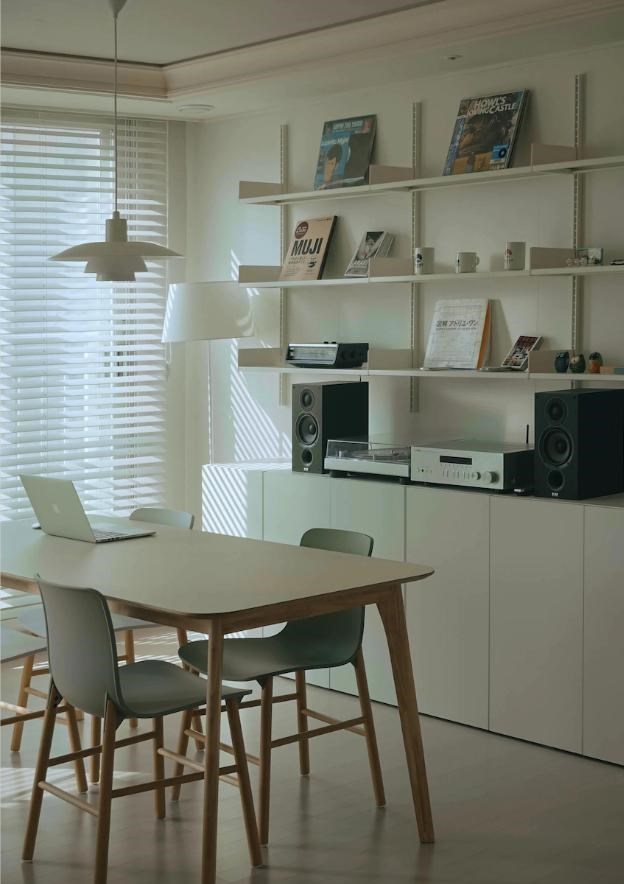 新婚夫妇婚后2个月,87㎡有了烟火气,一半柴米油盐,一半是浪漫