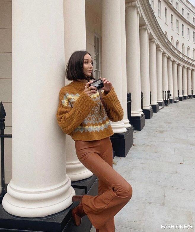 FASHION日报 秋冬季不能错过的棕色系穿搭 伦敦时尚博主Melis Ekrem. M搭配范本