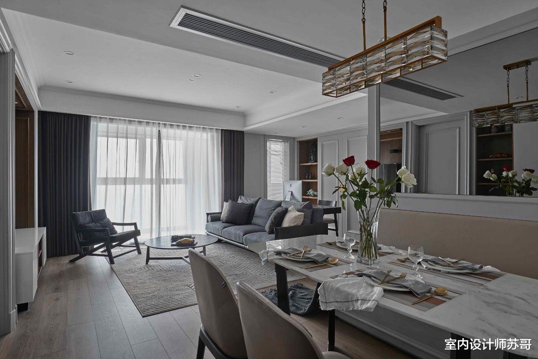 室内设计师苏哥|100平两居室设计,化繁为简,让空间更为灵活通透,好适合年轻人