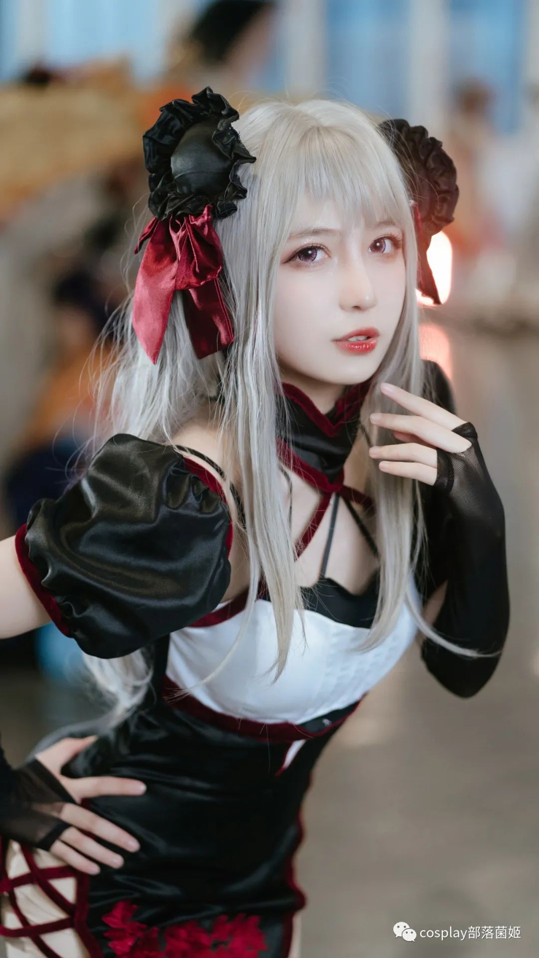 田蕤|cos：碧蓝航线U410寒梅映春旗袍cos正片@空鸢
