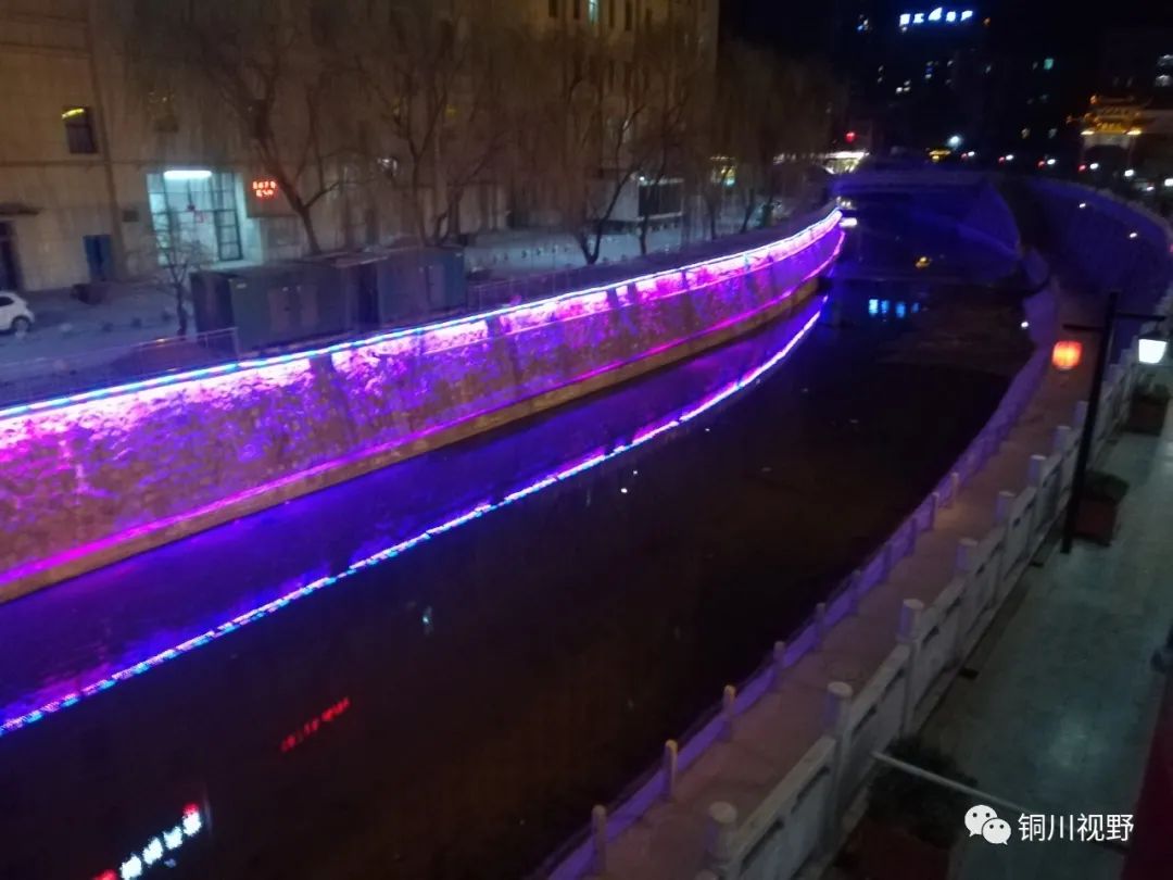 铜川 铜川老区川口的夜色令人陶醉