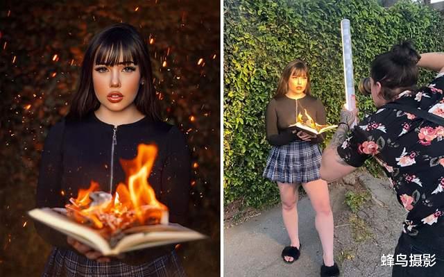 60张拍摄花絮的对比照，摄影师=魔术师？路边野草都拍得这么美