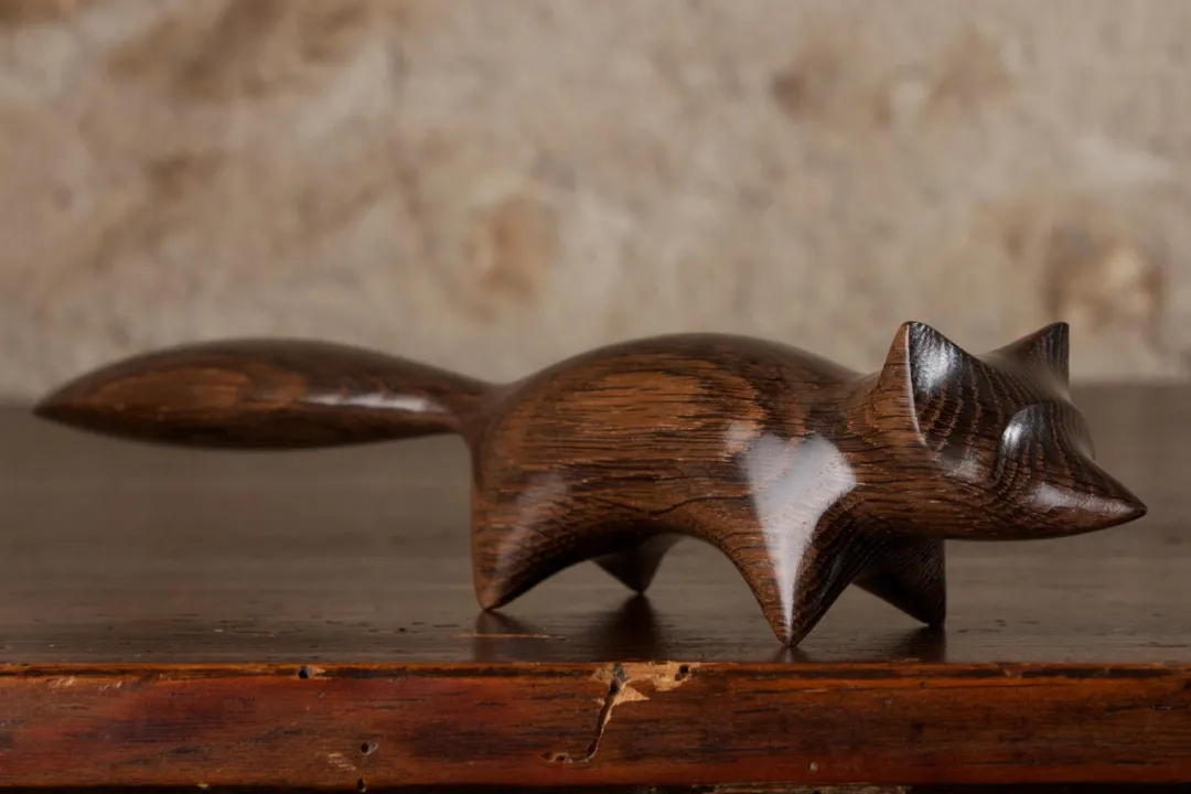 雕刻|来撸“木猫”啊！还能包浆！萌翻啦