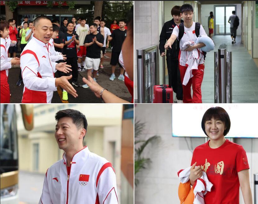 那些你很冒险的梦|冲混双首金！刘诗雯许昕进奥运场馆备战，刘国梁督训，口罩成亮点