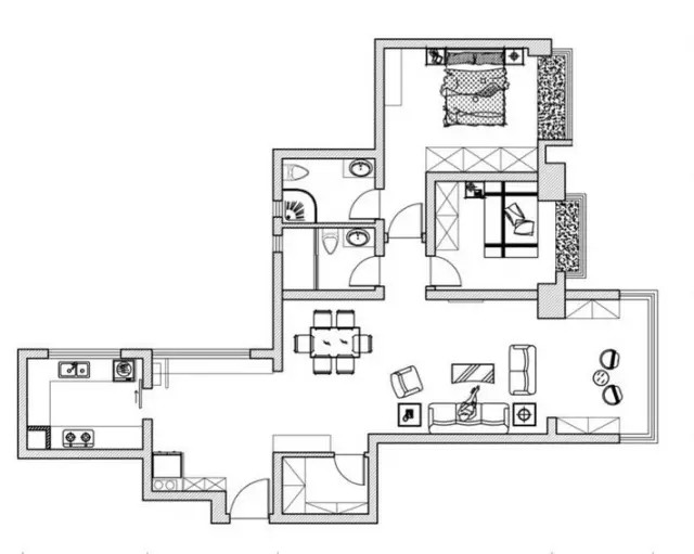 珊珊为何来迟|100平二居室高端大气上档次，简约风装修看起来格外亮眼