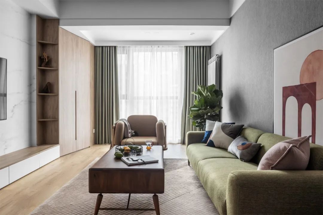 128m2三室混搭风,论老破小变轻复古搭配,我只服他家!