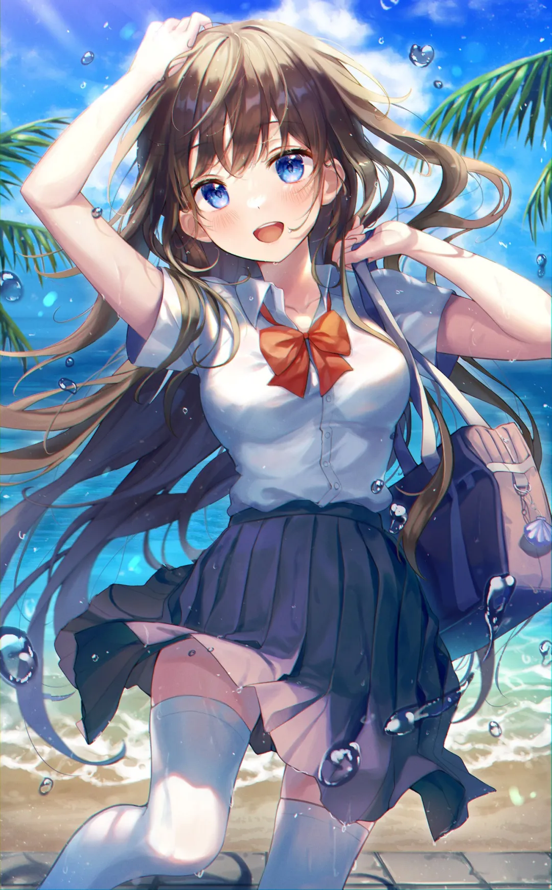 二次元|二次元动漫壁纸丨“想知道穿JK的女孩子能有多好看？”