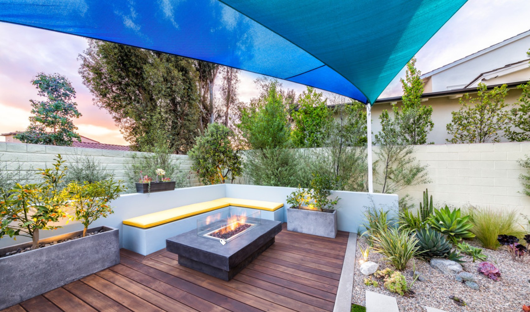 混凝土|适合“懒人”，低维护庭院花园设计，这种简约现代小院实用好打理