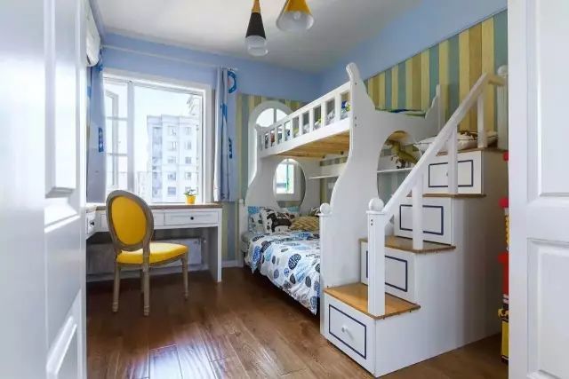 装修设计指南|90㎡北欧三居，他巧把书房作客房，丈母娘来了再也不用睡沙发了！