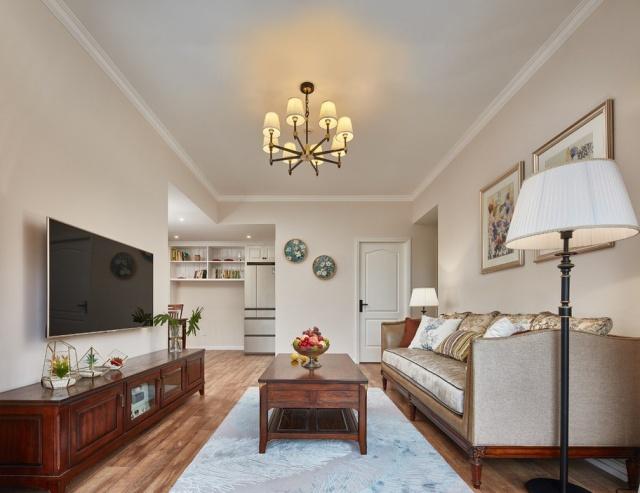 不顾我的反对，老公坚持客厅不吊顶，效果却超出预期，晒晒！