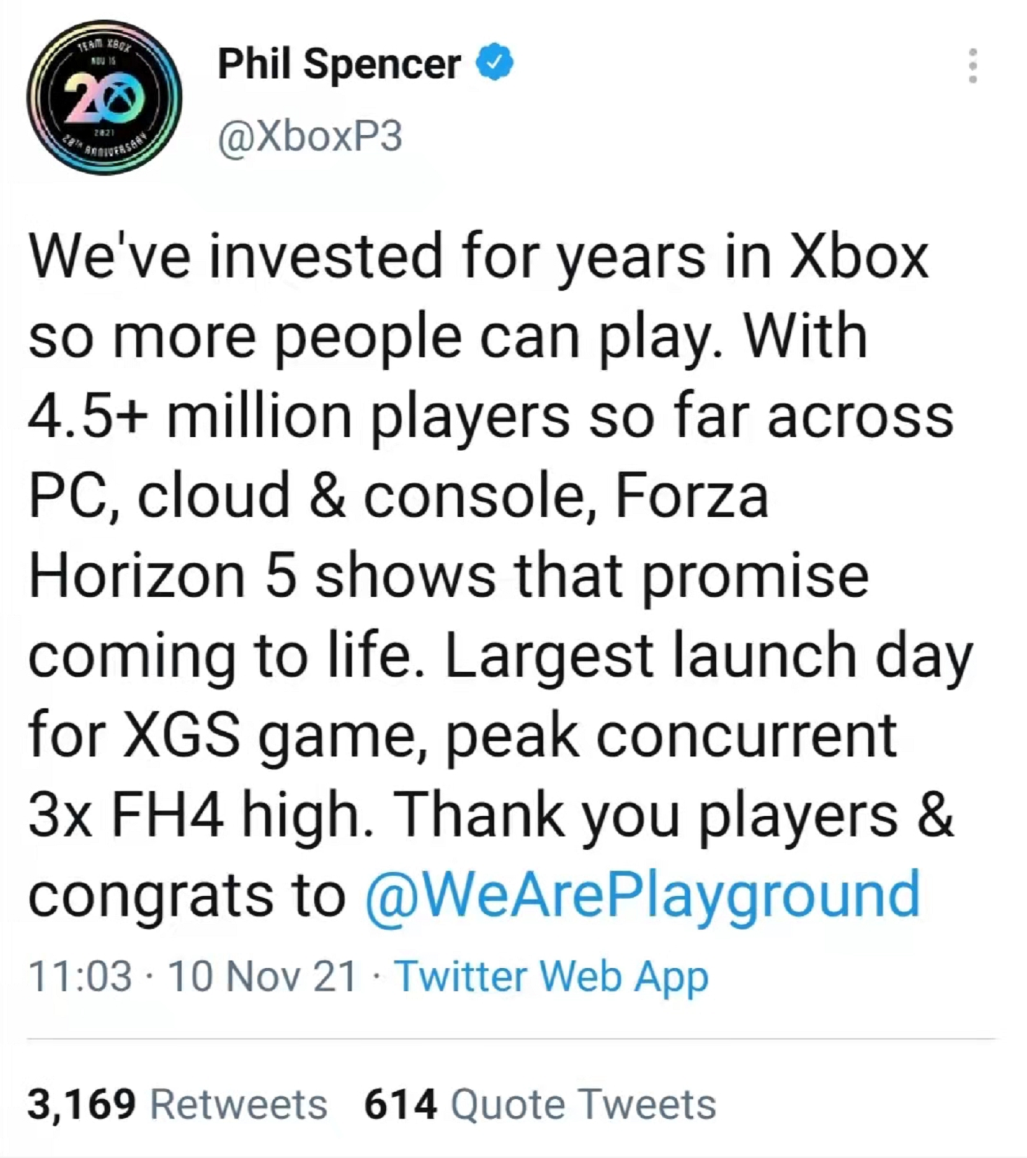 Xbox|Xbox掌门人称《极限竞速：地平线5》的首发成绩印证了其战略方向