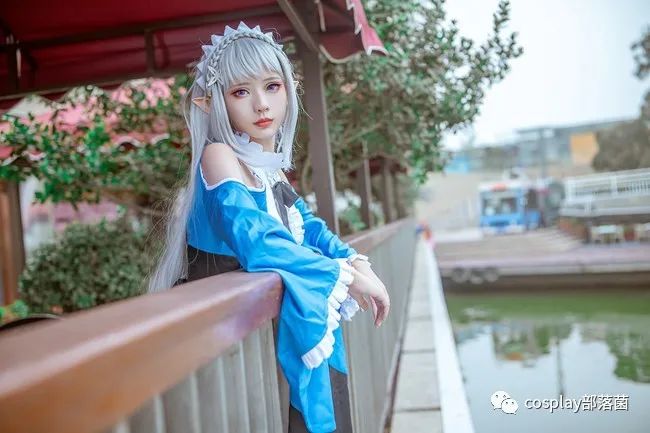 艾米莉亚|cos：艾米莉亚女仆cos正片@青翊，只是艾米莉亚