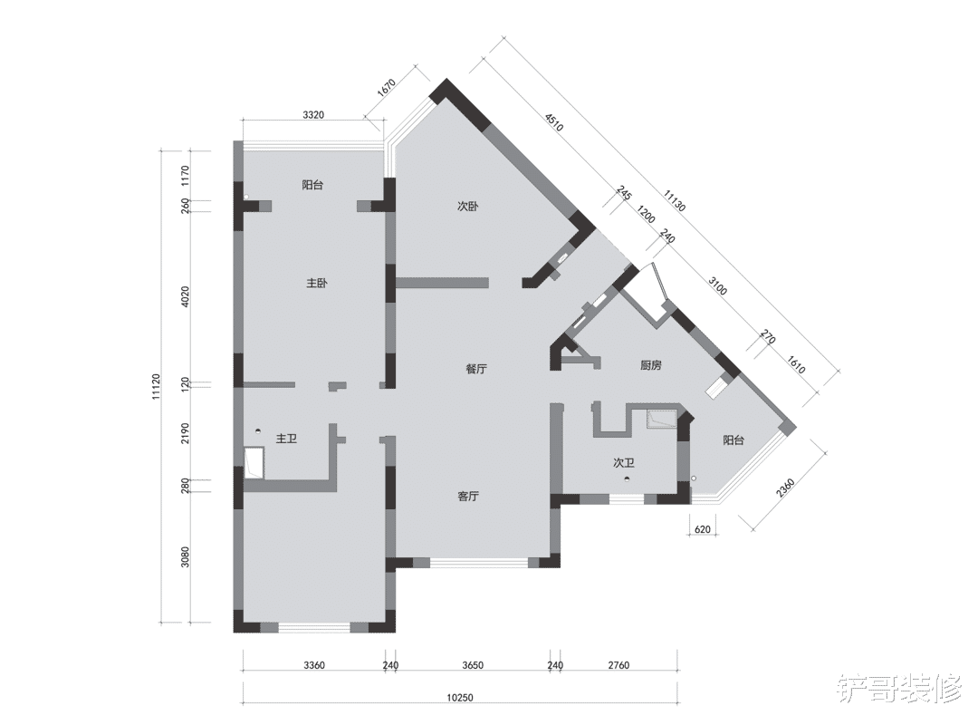 专属两代人的生活空间,满足适老的需求,衔接现代的生活