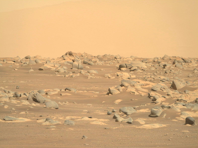 火星 火星有生命？祝融号传回真实画面，岩石上有像“霉菌”的东西？