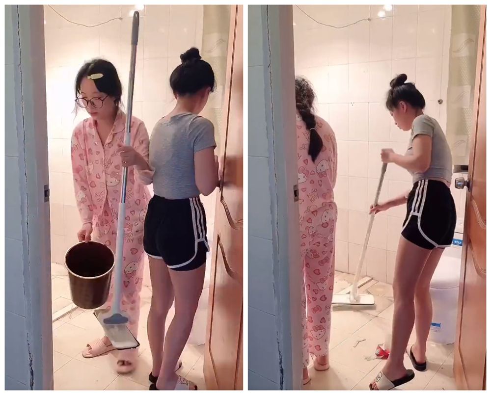 合租闺蜜改造租屋卫生间：低预算将脏旧厕所，变成简洁网红风