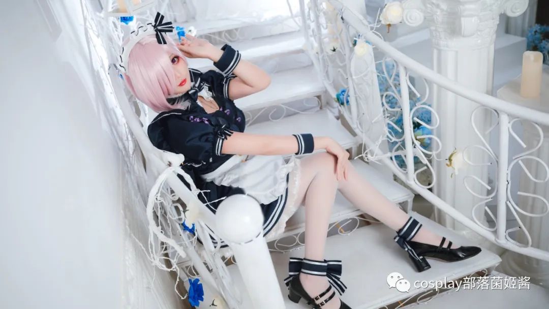 |cos：玛修女仆cos正片@促织，前辈, 来休息一下吧