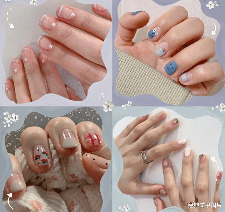 发型|第二波短款美甲，美貌颜值再加分，短指甲的集美快来pick吧