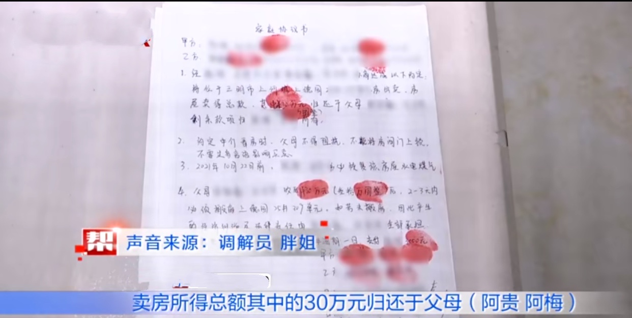 清白路人 婆婆不愿帮忙带孩子，儿媳生气卖房分家产，婆婆：他用拳头威胁我