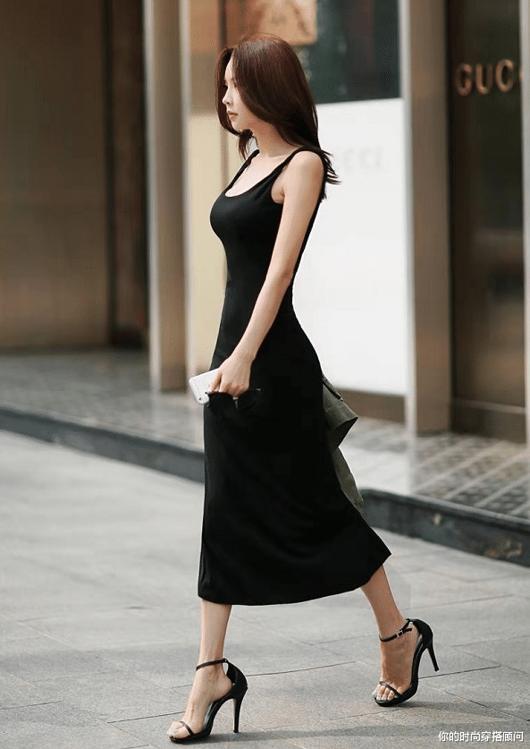 小黑裙|这就是美到窒息的感觉吧