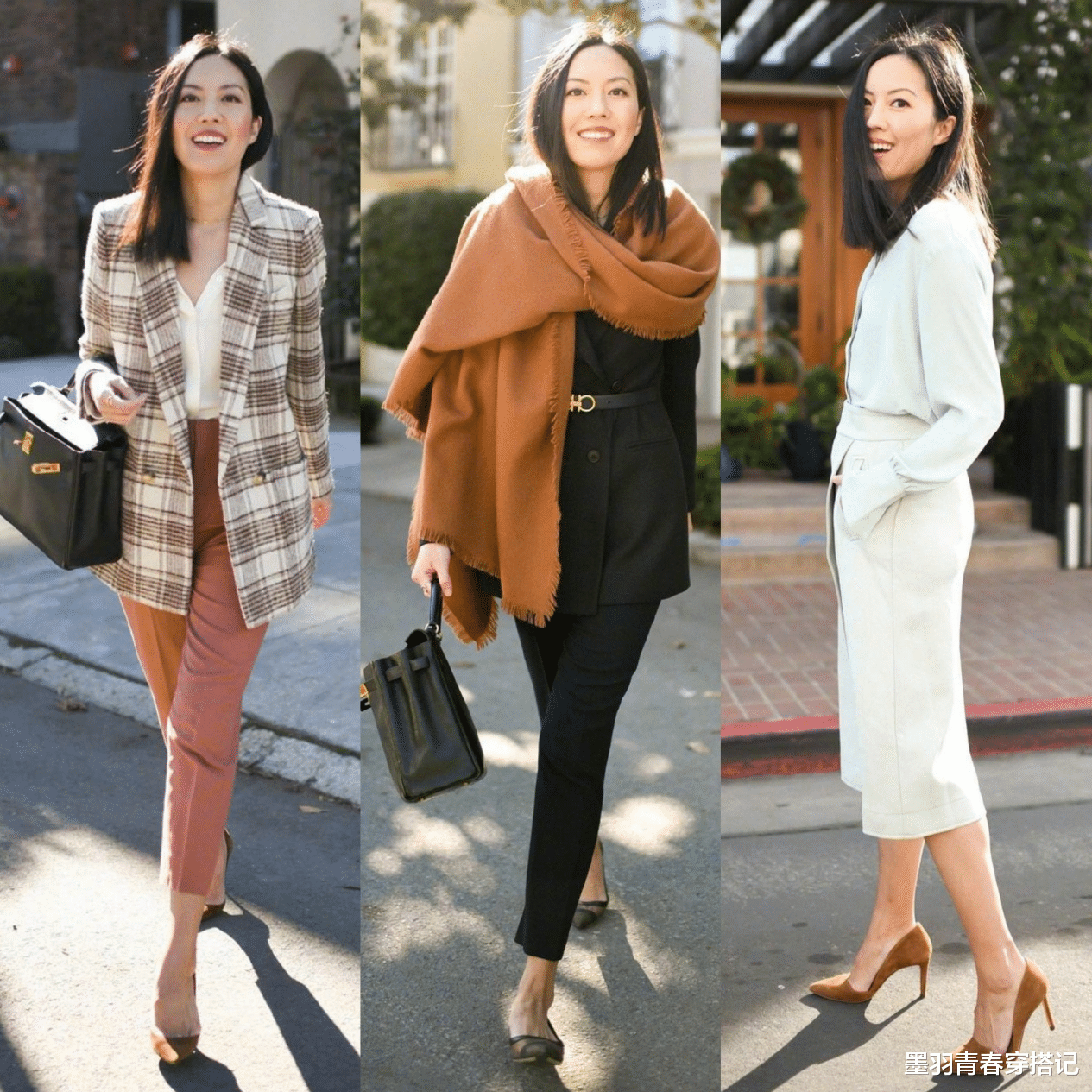 咸宁|职场穿搭我就佩服她，每天都是高跟鞋，搭基础单品穿出都市女人味