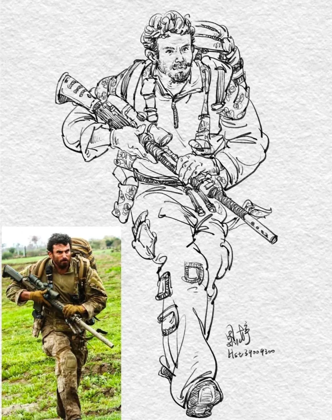 在线性速写中，如何处理好装饰线？