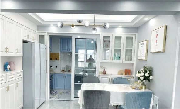 照着网上装的房子太成功了,全屋贴墙布,漂亮又高级,越看越喜欢~